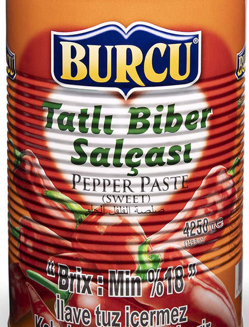 Burcu Tatlı Biber Salçası 4300 gr